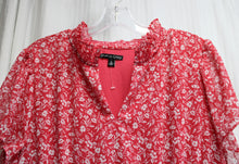 Load image into Gallery viewer, Sam and Jess - Red &amp; white Floral Ruffle Tiered Maxi Dress - Size XL
