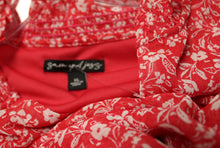 Load image into Gallery viewer, Sam and Jess - Red &amp; white Floral Ruffle Tiered Maxi Dress - Size XL
