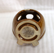 Load image into Gallery viewer, Glazed Ceramic Owl Tealight Candle Holder 5&quot;