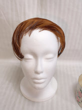 Load image into Gallery viewer, Vintage - Brown Feather Half Hat Chignon Band