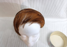 Load image into Gallery viewer, Vintage - Brown Feather Half Hat Chignon Band