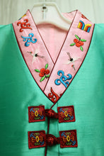 Load image into Gallery viewer, Tavik - Green Sleeveless Hidden Button Placket Tie Belt Dress w/ Pockets - Size S