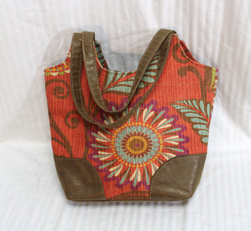 Berkshire Bags - Handcrafted Boho Print Tote Bag / Purse