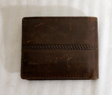 Load image into Gallery viewer, Men&#39;s - Davis Case - Brown &quot;Vintage&quot; Leather Wallet