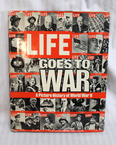 Vintage 1977 - Life Goes to War - A Picture History of World War II- Time Life - Hardback Book