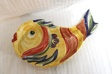 Load image into Gallery viewer, Table Tops Unlimited - &quot;Under the Sea&quot; Hand Painted Ceramic Chip and Dip Platter - 15.25&quot;
