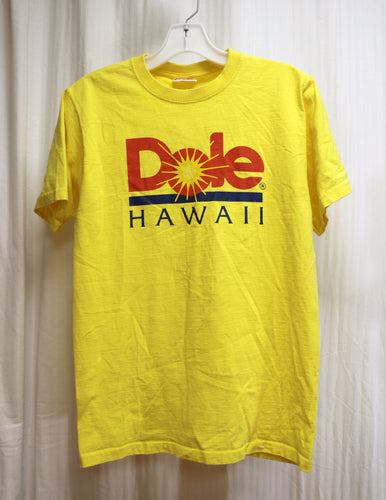 Vintage - Dole Hawaii - Yellow T Shirt - Size S