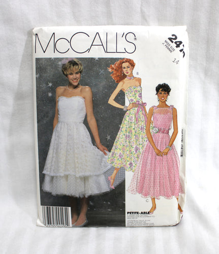 Vintage - McCall's - 2470 Misses Dresses and Sash - Miss Size J., Femme 14