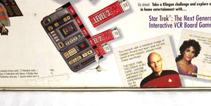 Vintage 1993 - Star Trek the Next Generation, A Klingon Challenge - Interactive VCR Boardgame