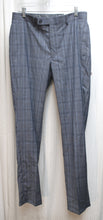 Load image into Gallery viewer, Men&#39;s -Calvin Klein - &quot;Jerome&quot; Lightweight, Blue &amp; Gray Plaid - Wool Blend SLIM Fit pants - Size 32  (w/ Tags)