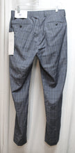 Load image into Gallery viewer, Men&#39;s -Calvin Klein - &quot;Jerome&quot; Lightweight, Blue &amp; Gray Plaid - Wool Blend SLIM Fit pants - Size 32  (w/ Tags)
