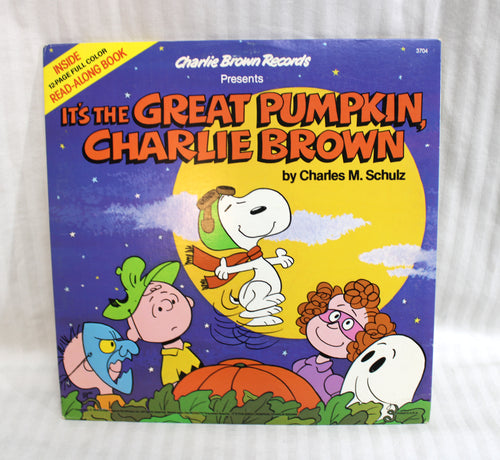 Vintage 1978 - Charlie Brown Records - It's the Great Pumpkin Charlie Brown by Charles M. Schulz - Gatefold Read-Along - Buena Vista - Vinyl Record