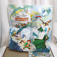 Load image into Gallery viewer, Vintage 1977 - Rankin / Bass, The Hobbit, The Complete Original Soundtrack- J.R.R Tolkien - Deluxe 2 Record Set w/ Special Edition Book &amp; Poster (box set) - Vista