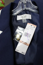 Load image into Gallery viewer, Le Suit - Navy w/ White Piping Nautical Inspired, One Button Blazer - Size 14W (w/ Tag)
