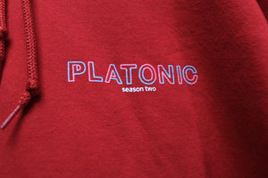 Platonic (TV SERIES) Season Two (Not Released yet) "Shitty Little Bar" (On Back) Red Promo Pullover Hoodie - Size XL