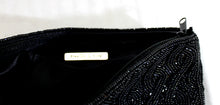 Load image into Gallery viewer, Vintage - Preston &amp; York - Black Beaded Clutch Purse