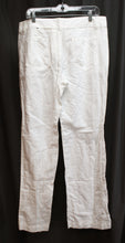Load image into Gallery viewer, Banana Republic - White Linen &amp; Cotton Blend &quot;Martin Fit&quot; Pants - Size 12