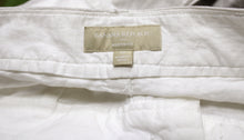 Load image into Gallery viewer, Banana Republic - White Linen &amp; Cotton Blend &quot;Martin Fit&quot; Pants - Size 12