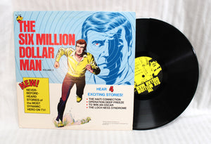 Vintage 1976- The Six Million Dollar Man Vol #2 - Hear 4 Exciting Stories - Universal City Studios - LP/Record
