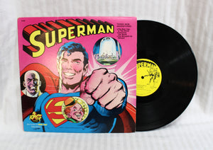 Vintage 1975 - Power Records - Superman - Three New Adventures - LP/Record