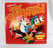Load image into Gallery viewer, Vintage 1980 - Disney Going Quackers, Starring That Waddlin&#39; Crazy Guy Donald Duck, Wacky Songs to Quack You Up! LP/Record