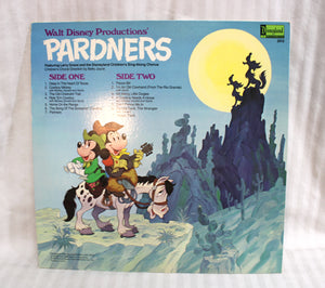 Vintage 1980 - Walt Disney Productions Pardners, 14 Great Cowboy Songs - LP/Record