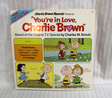 Load image into Gallery viewer, Vintage 1979 - Buena Vista - You&#39;re in Love, Charlie Brown, By Charles M. Schulz w/ Read-Along Book- LP/Record