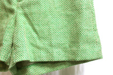 Load image into Gallery viewer, Banana Republic - Linen Blend Green &amp; Natural Check Short&#39;s - Size 2 PETITE