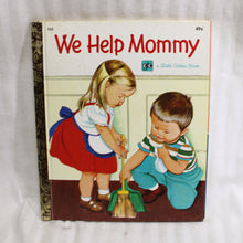 Load image into Gallery viewer, Vintage 1959 - Little Golden Book - We Help Mommy