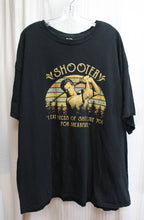 Load image into Gallery viewer, Happy Gilmore, Shooter McGavin - &quot; I eat pieces of sh*t like you for breakfast&quot; Black T-Shirt - Size 3X