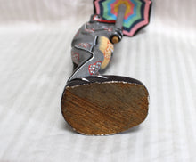 Load image into Gallery viewer, Handmade Folk Art Frog w/ Umbrella 12.75&quot; h