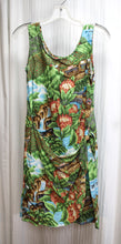 Load image into Gallery viewer, Hilo Hatti - Unique Feed Store/Horses, Tropical Print Wrap Skirt Dress - Size S