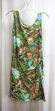 Load image into Gallery viewer, Hilo Hatti - Unique Feed Store/Horses, Tropical Print Wrap Skirt Dress - Size S