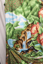 Load image into Gallery viewer, Hilo Hatti - Unique Feed Store/Horses, Tropical Print Wrap Skirt Dress - Size S