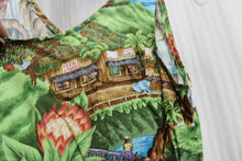 Load image into Gallery viewer, Hilo Hatti - Unique Feed Store/Horses, Tropical Print Wrap Skirt Dress - Size S
