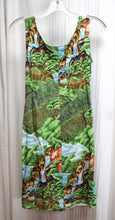 Load image into Gallery viewer, Hilo Hatti - Unique Feed Store/Horses, Tropical Print Wrap Skirt Dress - Size S