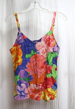 Load image into Gallery viewer, Vintage - Jams World - &quot;Splendor&quot; Tropical Floral Adjustable Strap Tank Top - Size S