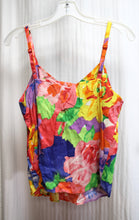 Load image into Gallery viewer, Vintage - Jams World - &quot;Splendor&quot; Tropical Floral Adjustable Strap Tank Top - Size S
