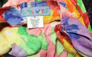 Vintage - Jams World - "Splendor" Tropical Floral Adjustable Strap Tank Top - Size S
