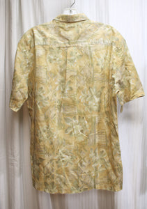 Vintage - Toni Richard - Very Lightweight Tropical Polynesian Print Short Sleeve Hawaiian Shirt - Size S