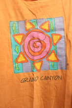 Load image into Gallery viewer, Vintage Single Stitch - Fresh Produce - Orange Grand Canyon tribal Sun Graphic t-Shirt - Size L