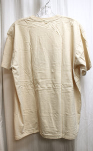 "The Last Pillow Warriors" Samurai Pillow Fight- Tan T Shirt - Size XL