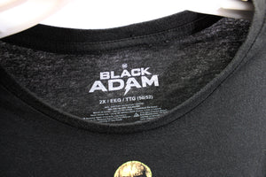 Black Adam - DC/WB Black t-Shirt - Size 2X