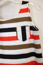 Load image into Gallery viewer, Modcloth - &quot;Rainy Day in Paris&quot; White w/ Adorable Print Flare Midi Skirt - Size L (w/ Tag)