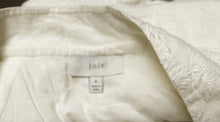 Load image into Gallery viewer, Joie - White on Cream Floral Embroidered Linen Shorts - Size 4