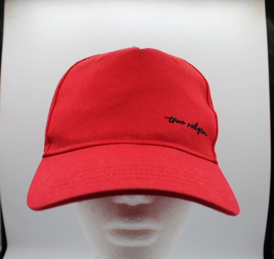 True Religion - Red Snapback Hat