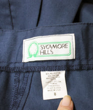 Load image into Gallery viewer, Vintage - Sycamore Hills - Blue Pleated Leg Culotte Shorts - 24.5&quot; Waist