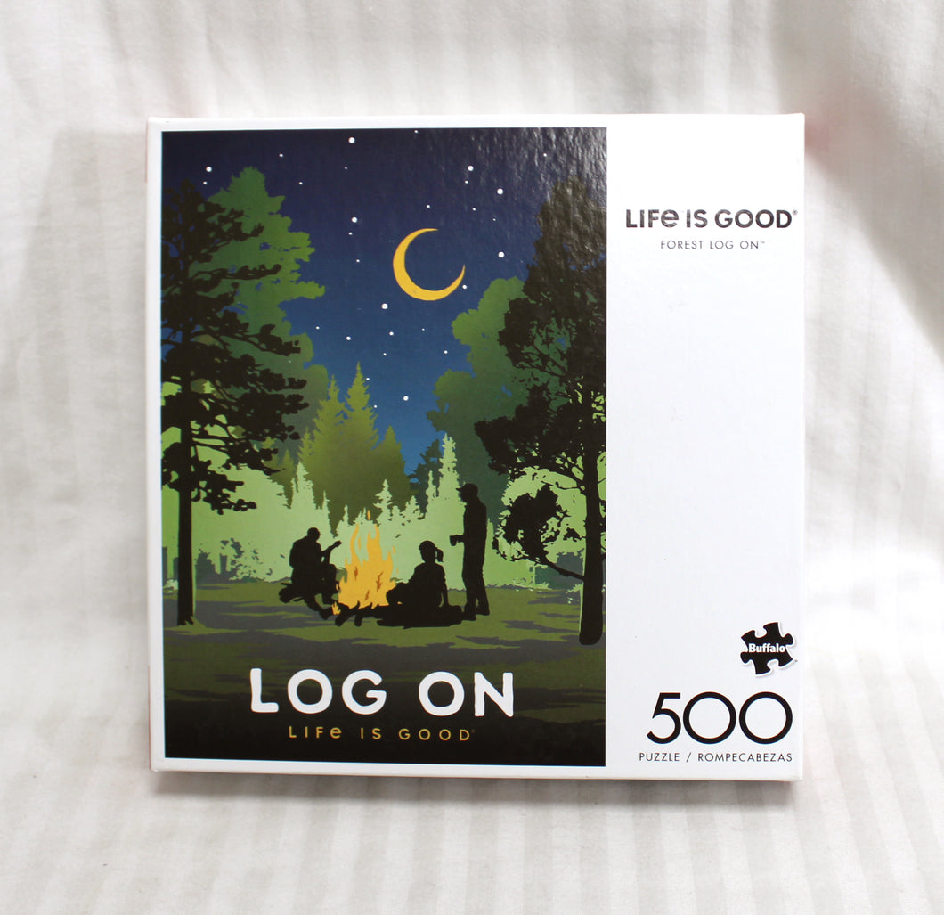 Buffalo - Life is Good, Forest Log On - 500 PC Puzzle - 15
