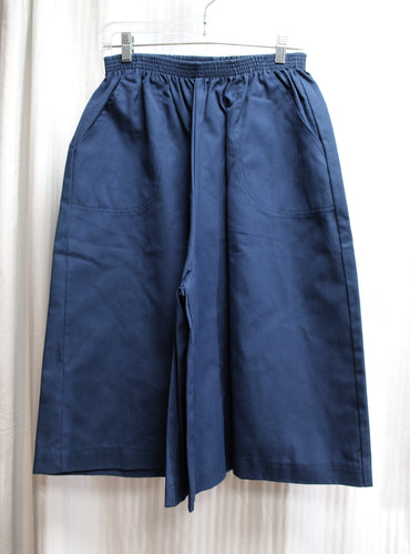 Vintage - Jaylan of California - Blue Wide Leg Culottes - Size 12 (Vintage, See Measurements)