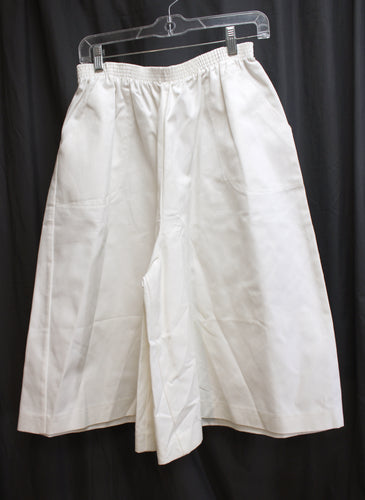 Vintage - Jaylan of California - White Wide Leg Culottes - Size 14 (Vintage, See Measurements)